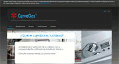 Desktop Screenshot of cervagas.com