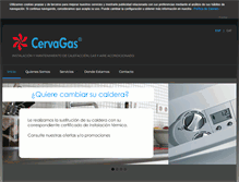 Tablet Screenshot of cervagas.com